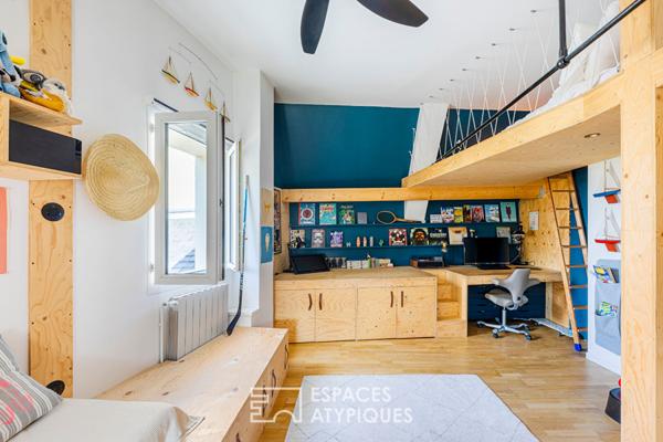 Lumières et histoires pour cet ancien atelier d’artiste à Saint Prix