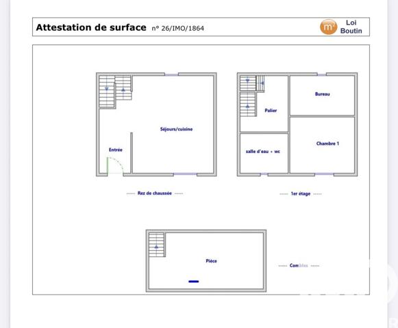 Maison à vendre 3 pièces 56 m² Saint-Mard