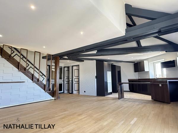 Orleans, appartement Loft duplex de 130 m² à vendre, ascenseur, garage,Vue cathédrale exceptionnelle,