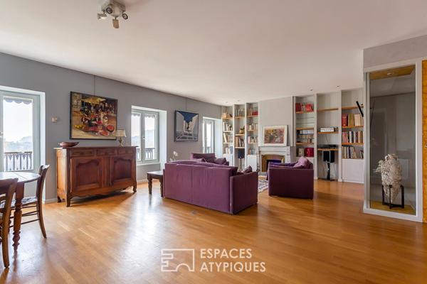 Appartement en dernier étage avec vue dégagée