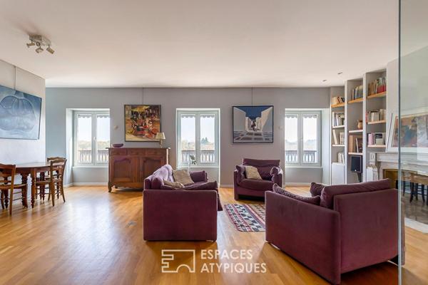Appartement en dernier étage avec vue dégagée