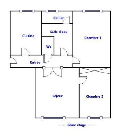 Appartement à vendre |  Nantes |  3 pièces | 60 m²