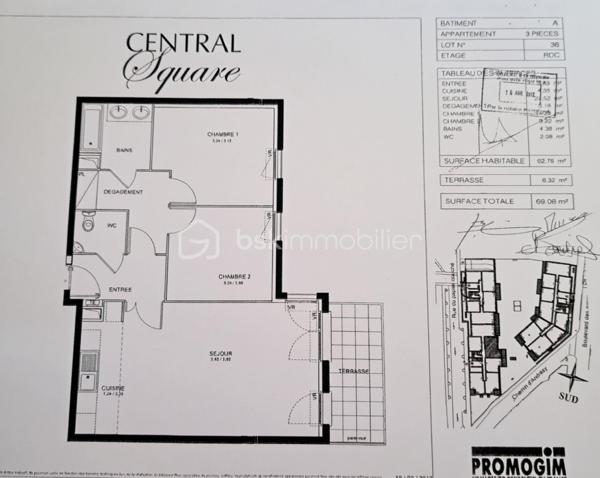 Appartement de 63 m²