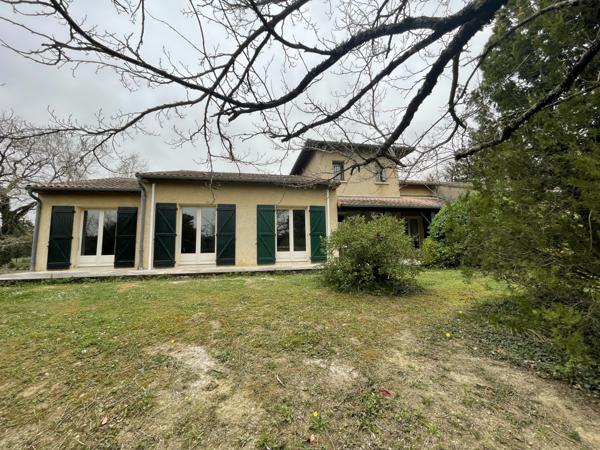 Castelmaurou (31180) Villa de 195m2, T5 + bureau, sous-sol complet, jardin de 5000m2