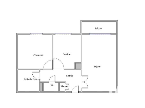 Appartement à vendre 2 pièces 39 m² Creil