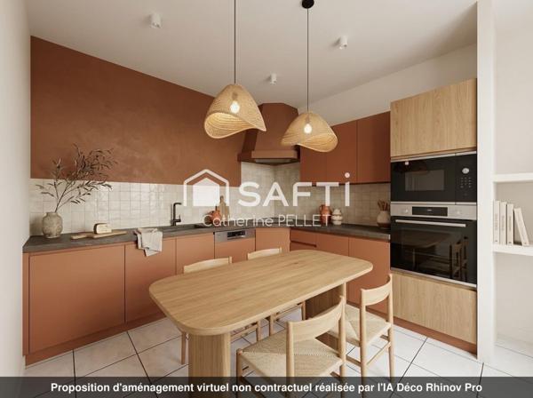 Maison familiale avec jardin, garage et espace indépendant