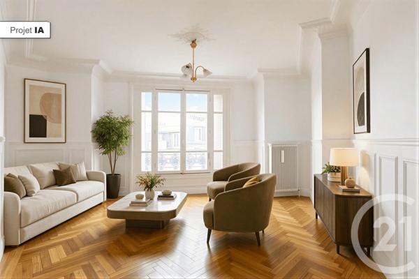 Appartement F3 à vendre  3 pièces - 53,07 m 2   PARIS  - 75014