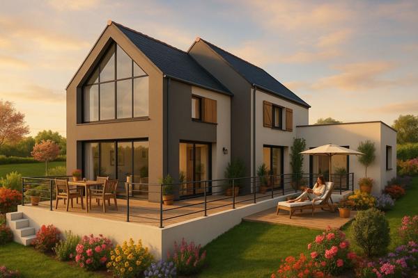 Terrain + Maison à vendre 5 pièces - 200 m²