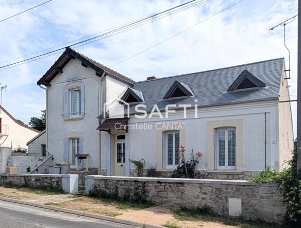 Maison, 3 chambres, garage, dépendances, terrain.