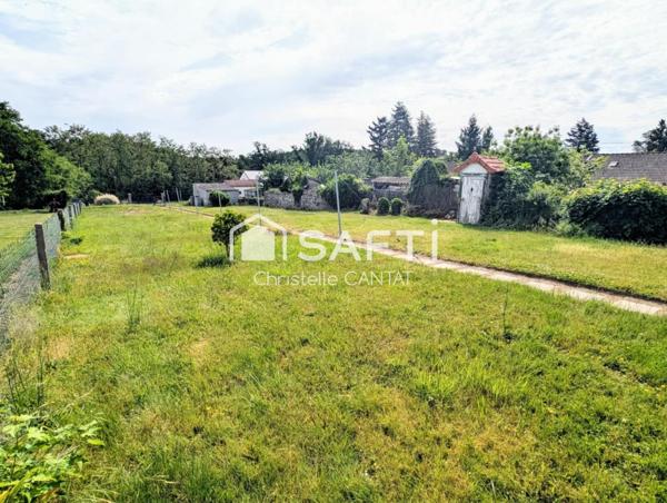 Maison, 3 chambres, garage, dépendances, terrain.