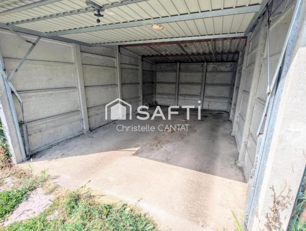 Maison, 3 chambres, garage, dépendances, terrain.