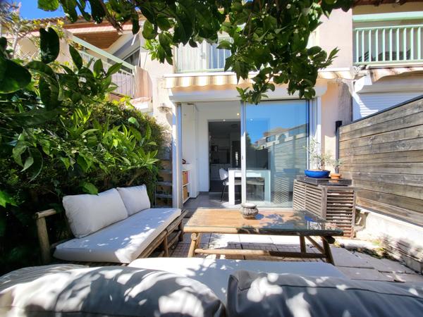 Sausset-les-Pins (13960) PROXIMITE MER STUDIO CONTEMPORAIN 24M2 EN REZ DE JARDIN AVEC PARKING