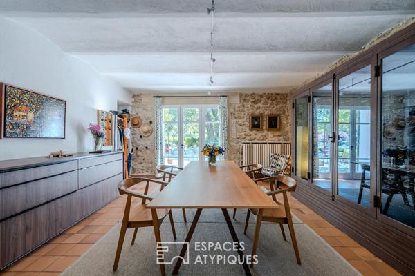 Maison de campagne de caractère au coeur d’un écrin de verdure