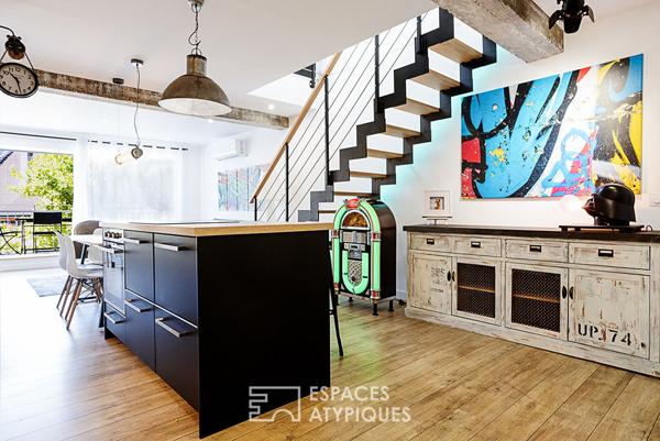 Spacieux duplex entièrement rénové en coeur de ville