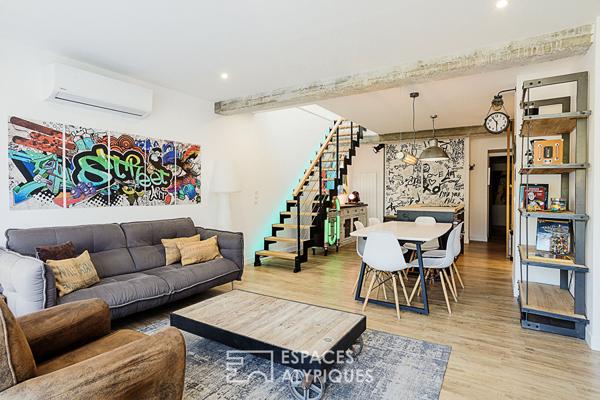 Spacieux duplex entièrement rénové en coeur de ville