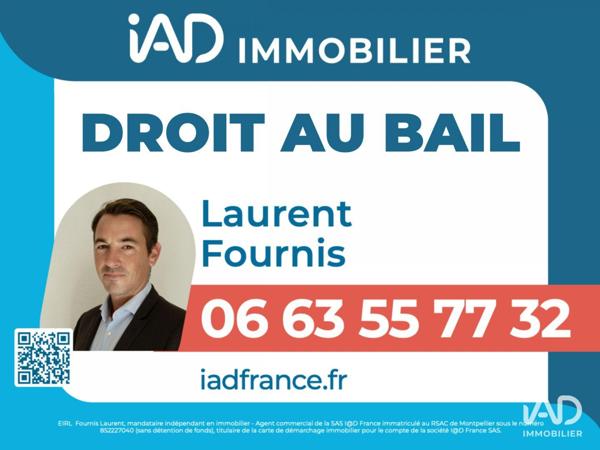 Droit au bail à vendre 35 m² Frontignan