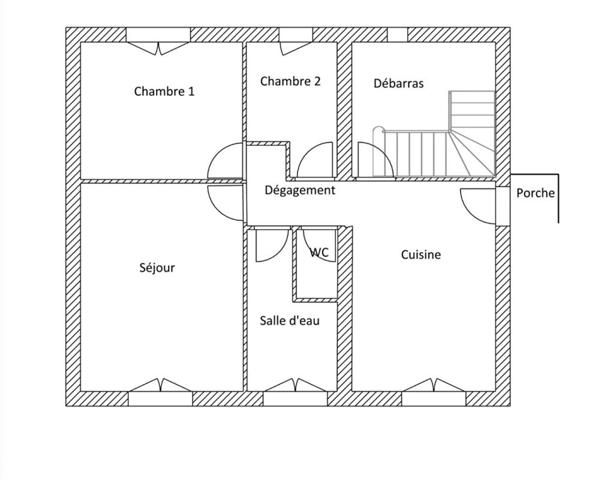 Appartement Arcangues T4 jardin avec travaux