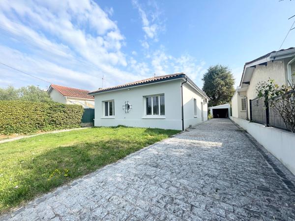 LORMONT - Maison 4 pièces 94 m2 - Non mitoyenne - Grand garage - Dépendance