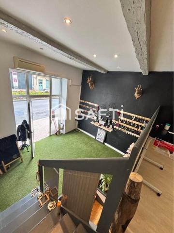 Local commercial 56m² avec vitrine, climatisé