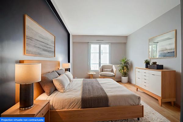 APPARTEMENT RUEIL-MALMAISON COEUR DE VILLE 4 PIECES 3 CHAMBRES AVEC BOX ET CAVE REFAIT A NEUF