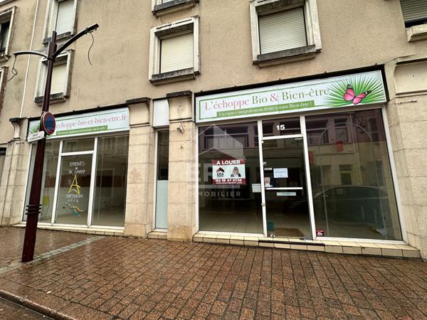 A louer Local commercial de 148 m² en hyper centre de Châteauroux