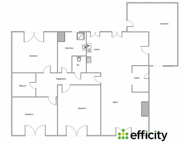 Maison 5 pièces - 100 m²