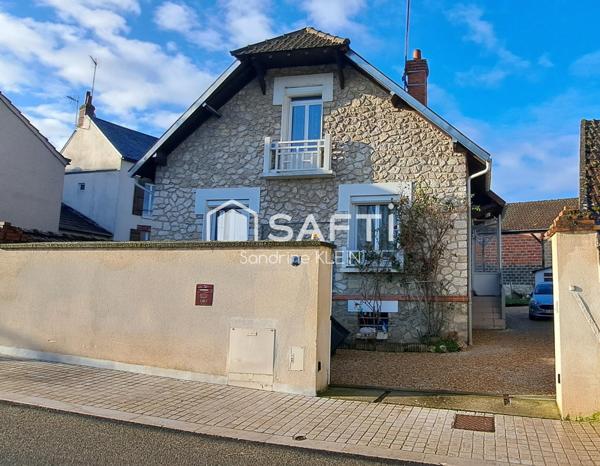 Meulière 4 pièces avec jardin, vue dégagée sur le canal.