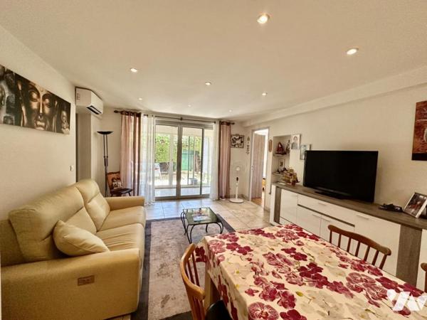 LE CANNET - REZ DE JARDIN DE 58M² AU CALME ABSOLU