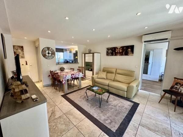 LE CANNET - REZ DE JARDIN DE 58M² AU CALME ABSOLU