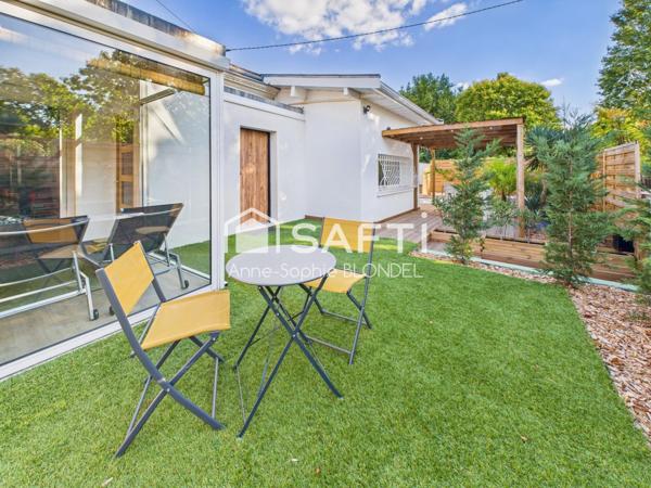 BORDEAUX CAUDERAN Maison de plain pied 3/4 chambres, piscine, parking