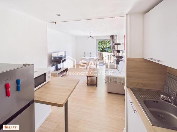 Appartement de 43 m² avec balcon et place de parking