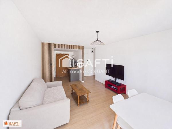 Appartement de 43 m² avec balcon et place de parking