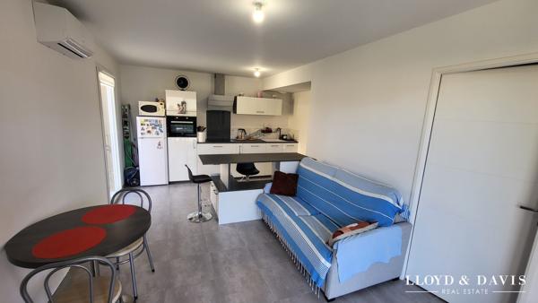Apt T2 avec terrasse, jardin et place parking couverte sécurisée