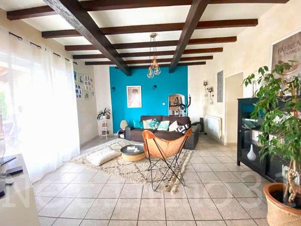 Maison T6 de 130m² avec piscine sur un terrain de 1100m²