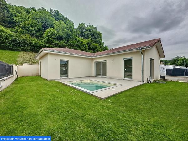 Maison neuve de plain-pied avec piscine - 123 m2 - Champier