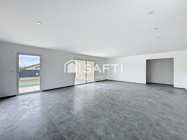 Maison neuve de plain-pied avec piscine - 123 m2 - Champier