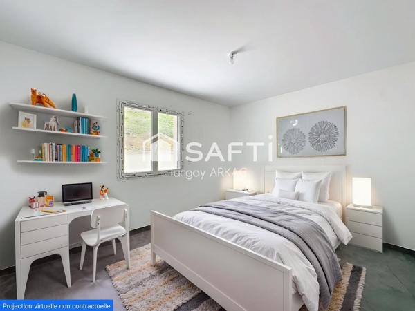 Maison neuve de plain-pied avec piscine - 123 m2 - Champier