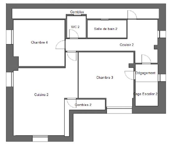 29520 Châteauneuf du Faou  ensemble de deux maisons dont 1 gîte , au calme sans vis à vis
