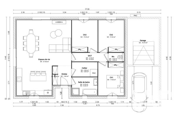 Terrain à vendre 605 m² Chazey-Bons