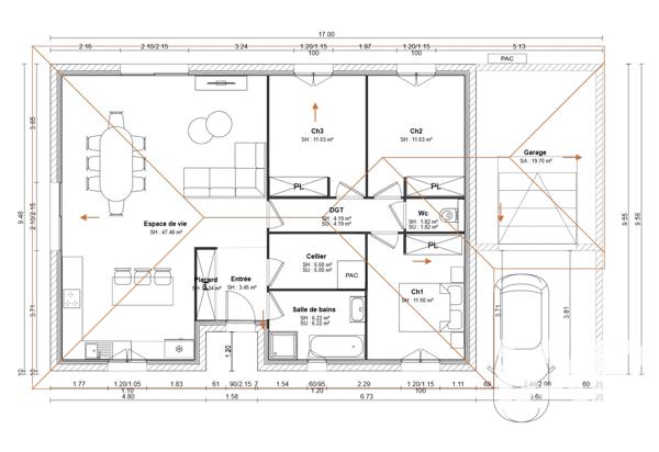Terrain à vendre 605 m² Chazey-Bons