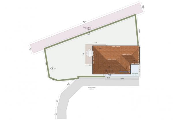 Terrain à vendre 605 m² Chazey-Bons