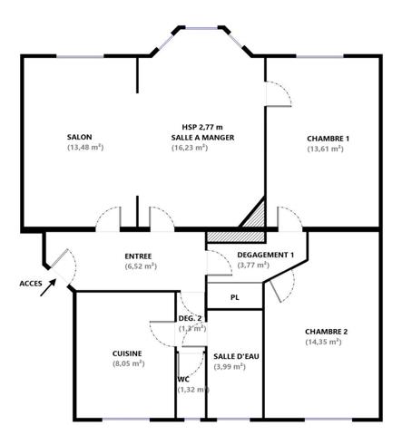 Paris (75015) Charmant 4 pièces proche Parc Georges Brassens