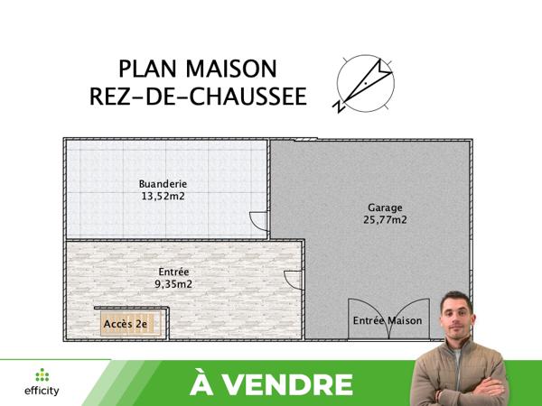 Maison
         5 pièces
        - 94 m² Exclusivité 153 000 € *