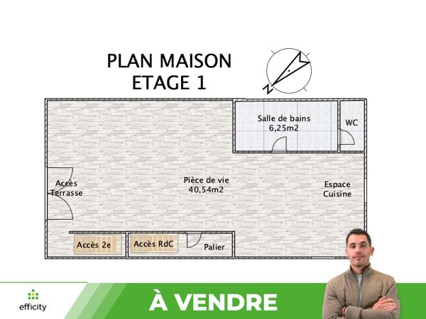 Maison
         5 pièces
        - 94 m² Exclusivité 153 000 € *
