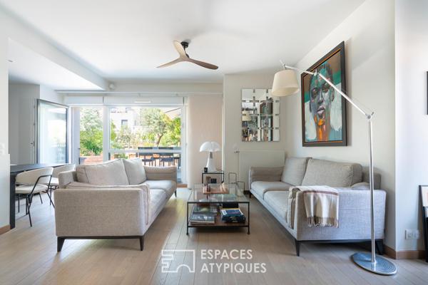 Penthouse avec terrasse végétalisée