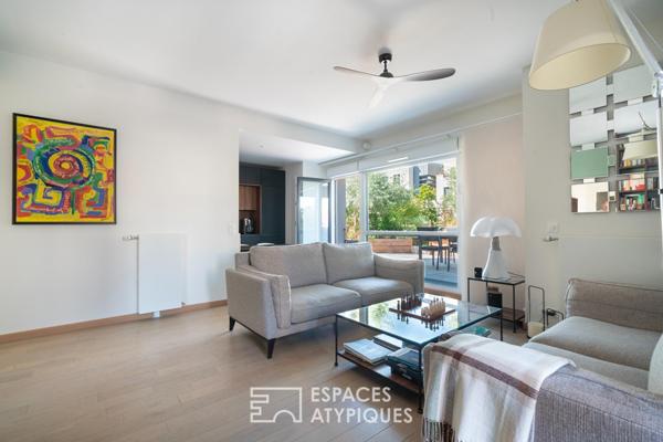 Penthouse avec terrasse végétalisée