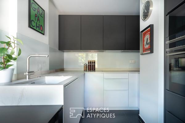 Penthouse avec terrasse végétalisée