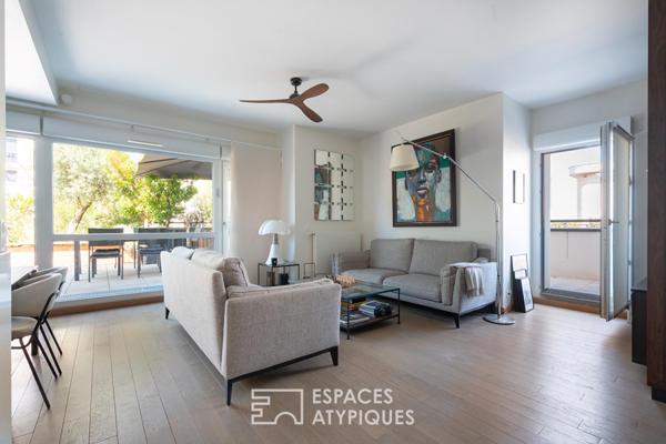 Penthouse avec terrasse végétalisée