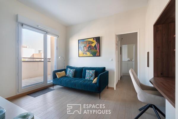 Penthouse avec terrasse végétalisée