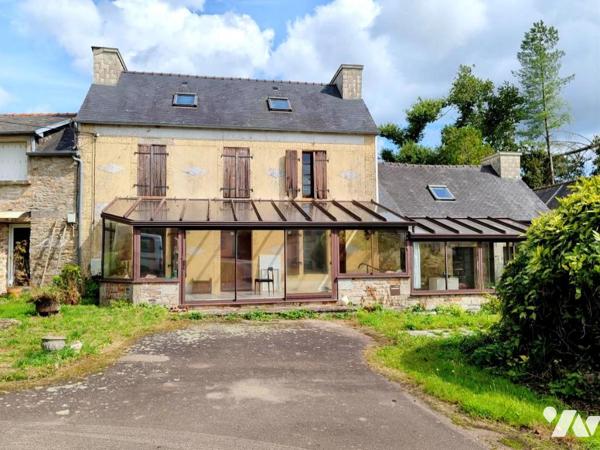 2306 - BRENNILIS - MAISON EN PIERRES DE 106M² AVEC DEPENDANCES SUR UN TERRAIN DE 1071M²